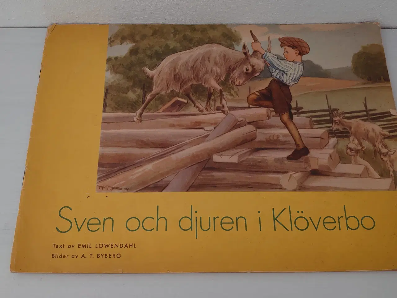 Billede 1 - Emil Lövendahl: Sven och djuren i Klöverbo. 1939.