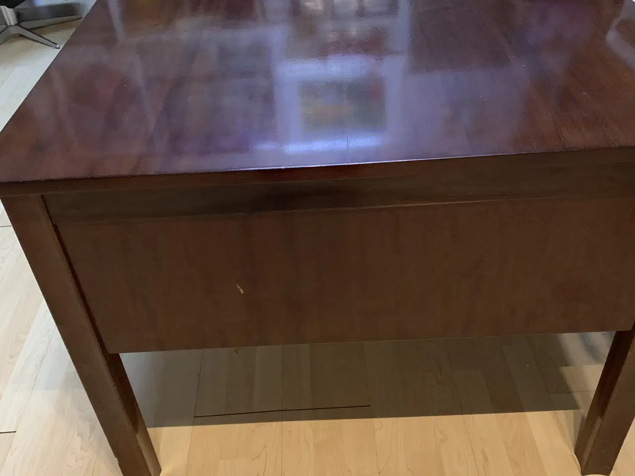 Billede 9 - Stort Skrivebord I mahogni