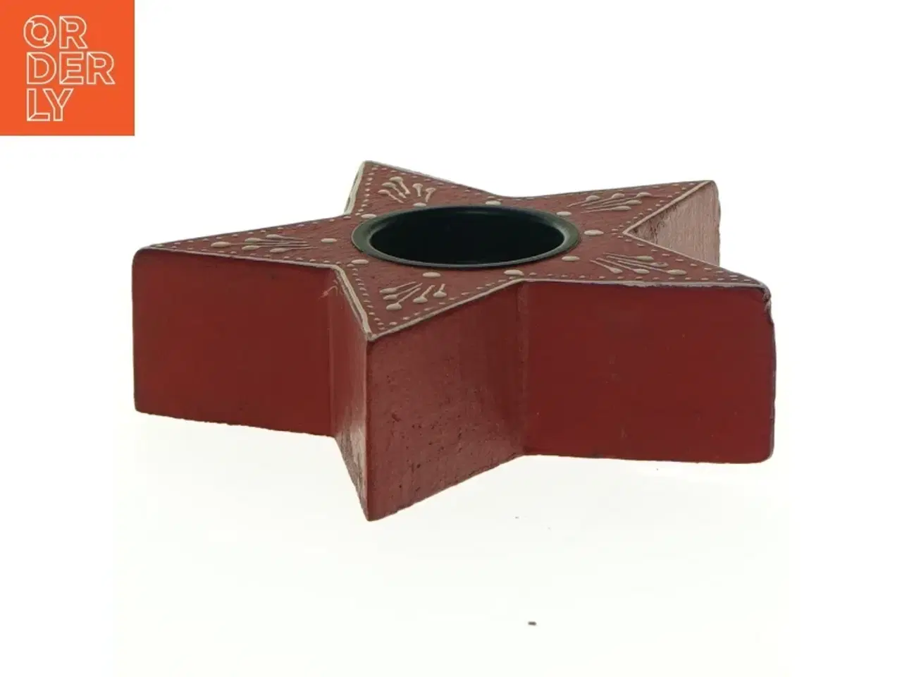 Billede 1 - Stjernformet lysestage (str. 11 x 11 cm)