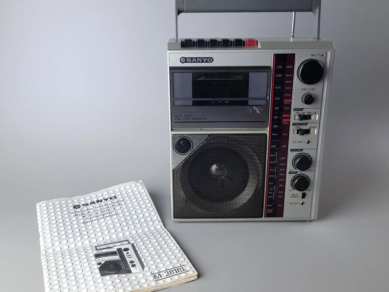 Billede 1 - ⭐️· Sanyo Båndoptager/Radio - Model M 2818L 