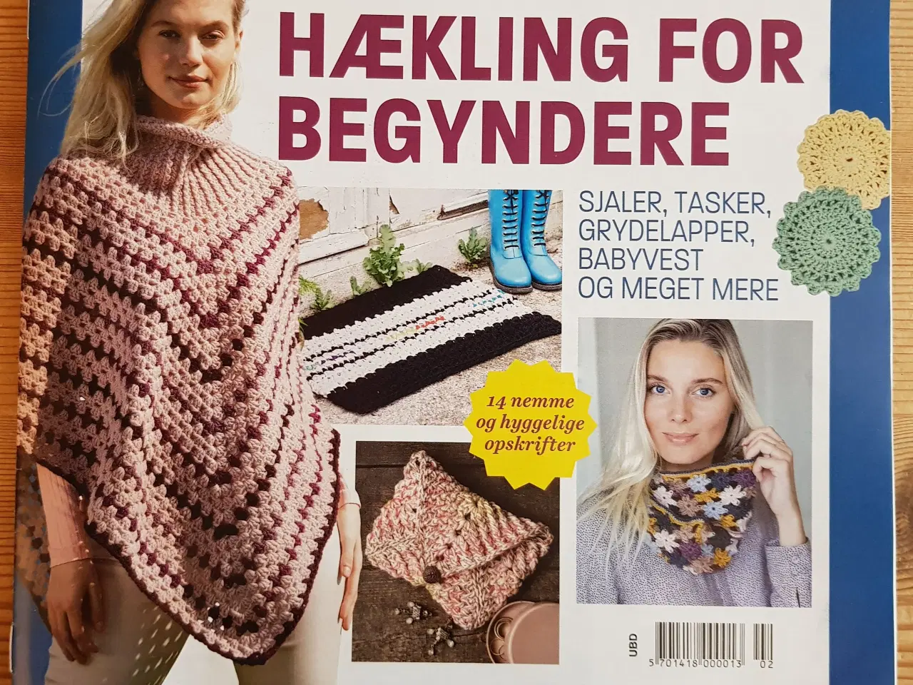 Billede 3 - Opskrifter og blade om strik og hækling