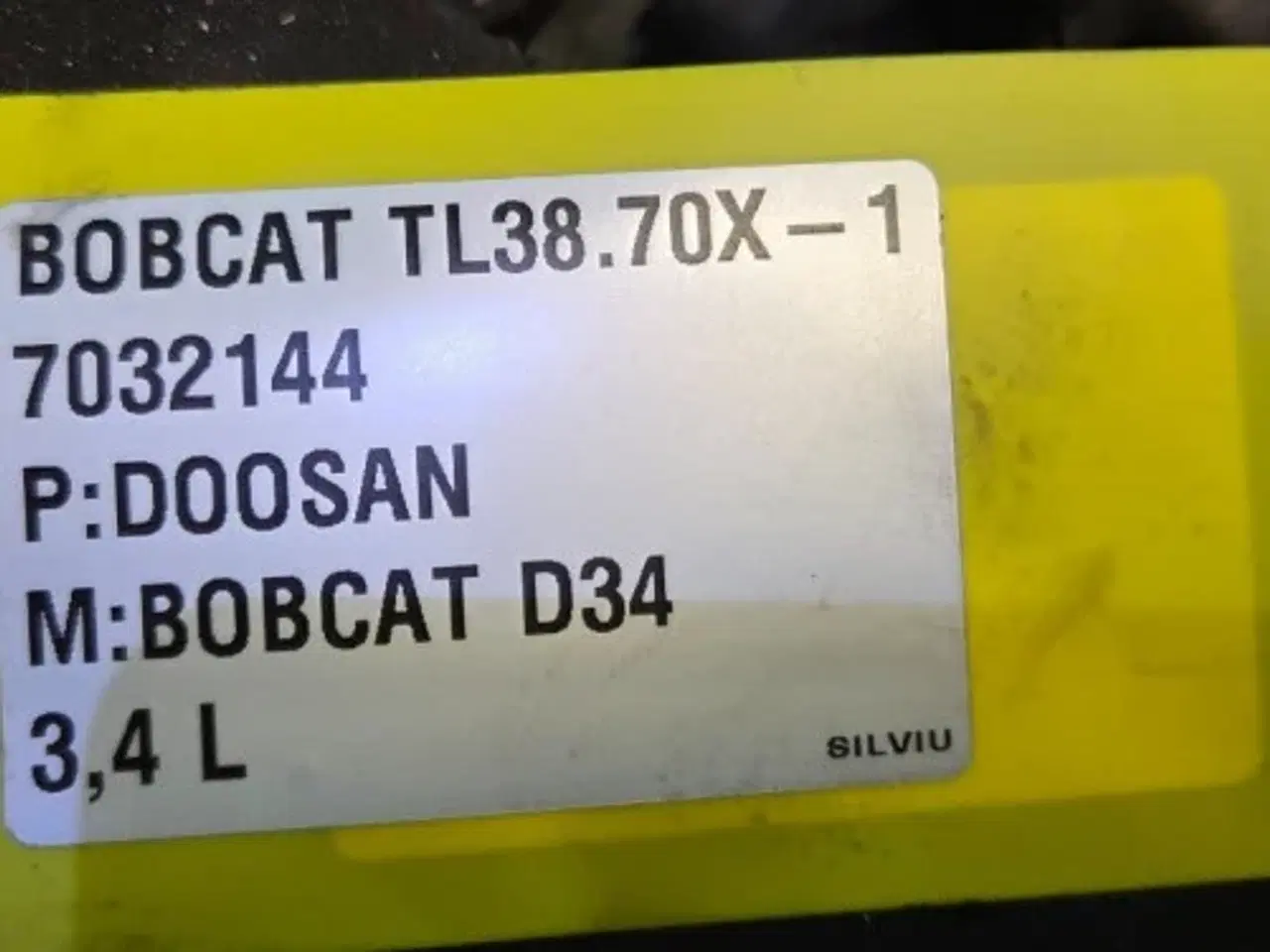 Billede 26 - Bobcat TL38.70X D34  Motor  7032144