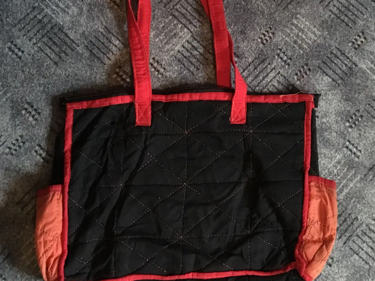Billede 2 - Flot sort taske i bomuld