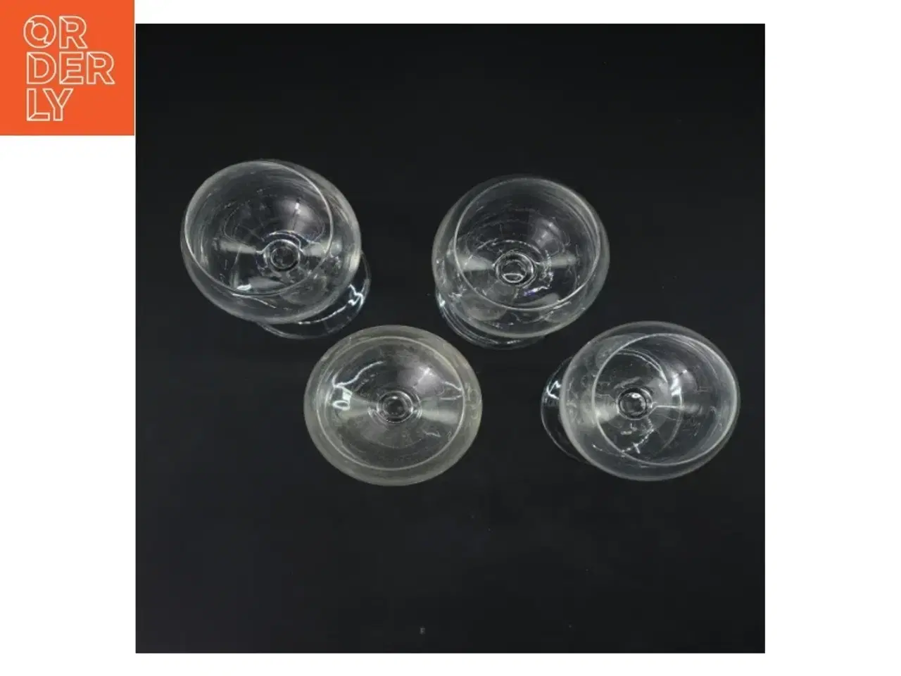 Billede 2 - Holmegaard vinglas sæt fra Holmegaard (str. Ø. 6,5 cm. længde. 23 cm)