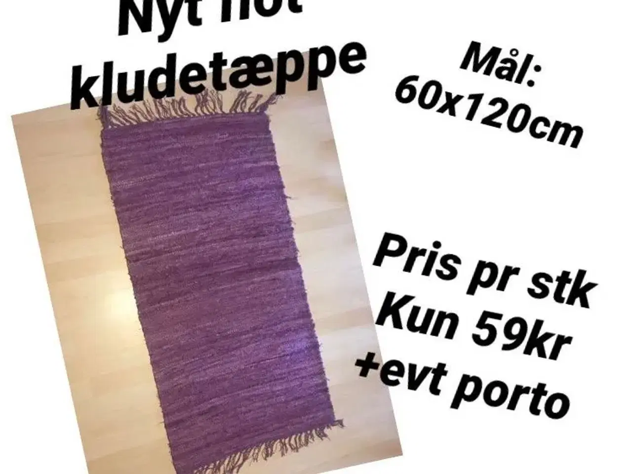 Billede 1 - Nyt flot kludetæppe