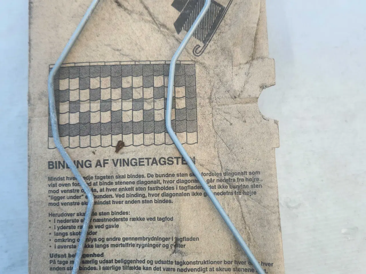 Billede 1 - JP TAGSTENSBINDER 50 stk