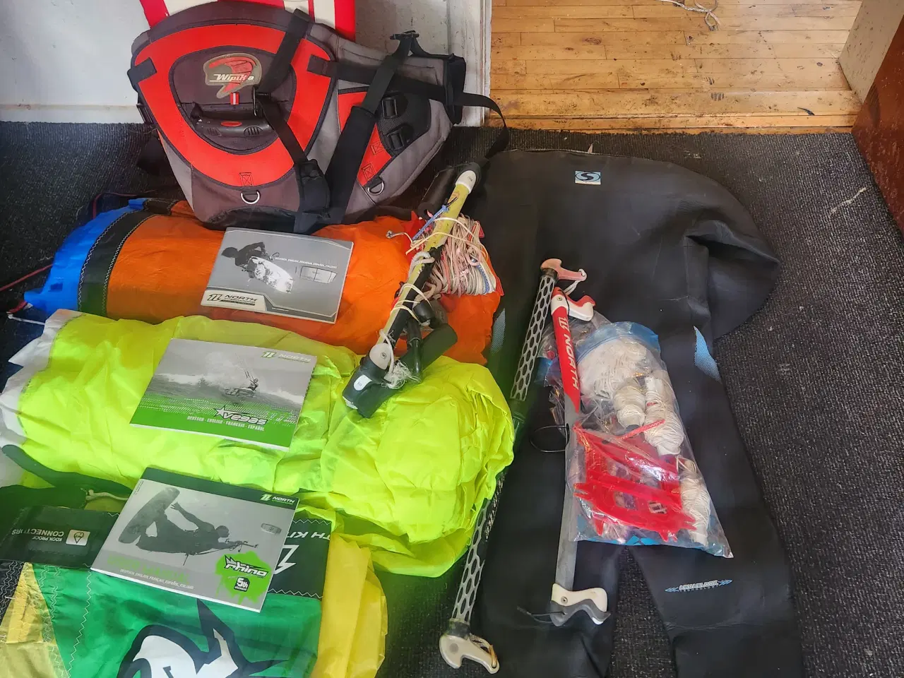 Billede 1 - Kite surfer komplet med 3 jite