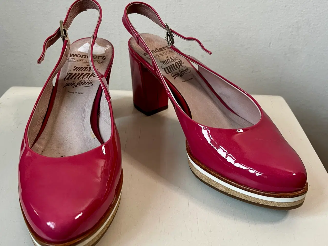 Billede 1 - Wonders, slingbacks, str 38