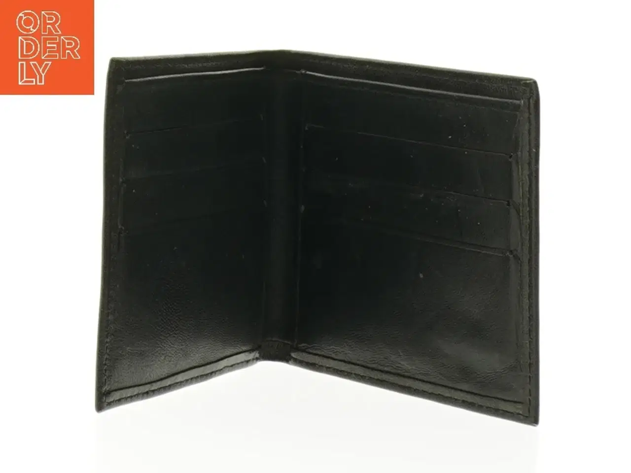 Billede 3 - Sort læderpung (str. 12 x 10 cm)