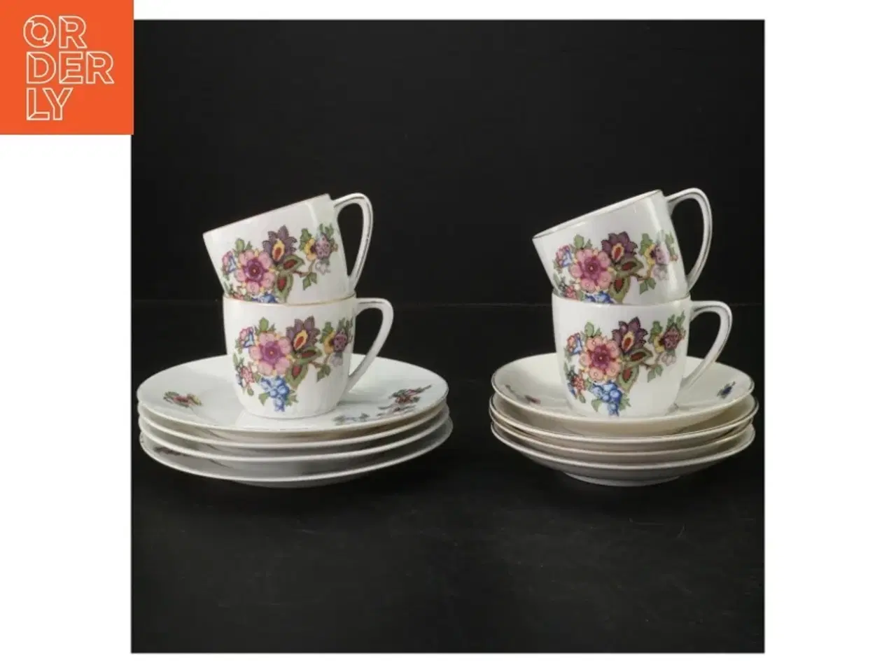 Billede 1 - Porcelænskopper og underkopper fra KPM (str. Ø. 15 cm. ø. 12,5 cm. h 6 cm ø. 6,5 cm)