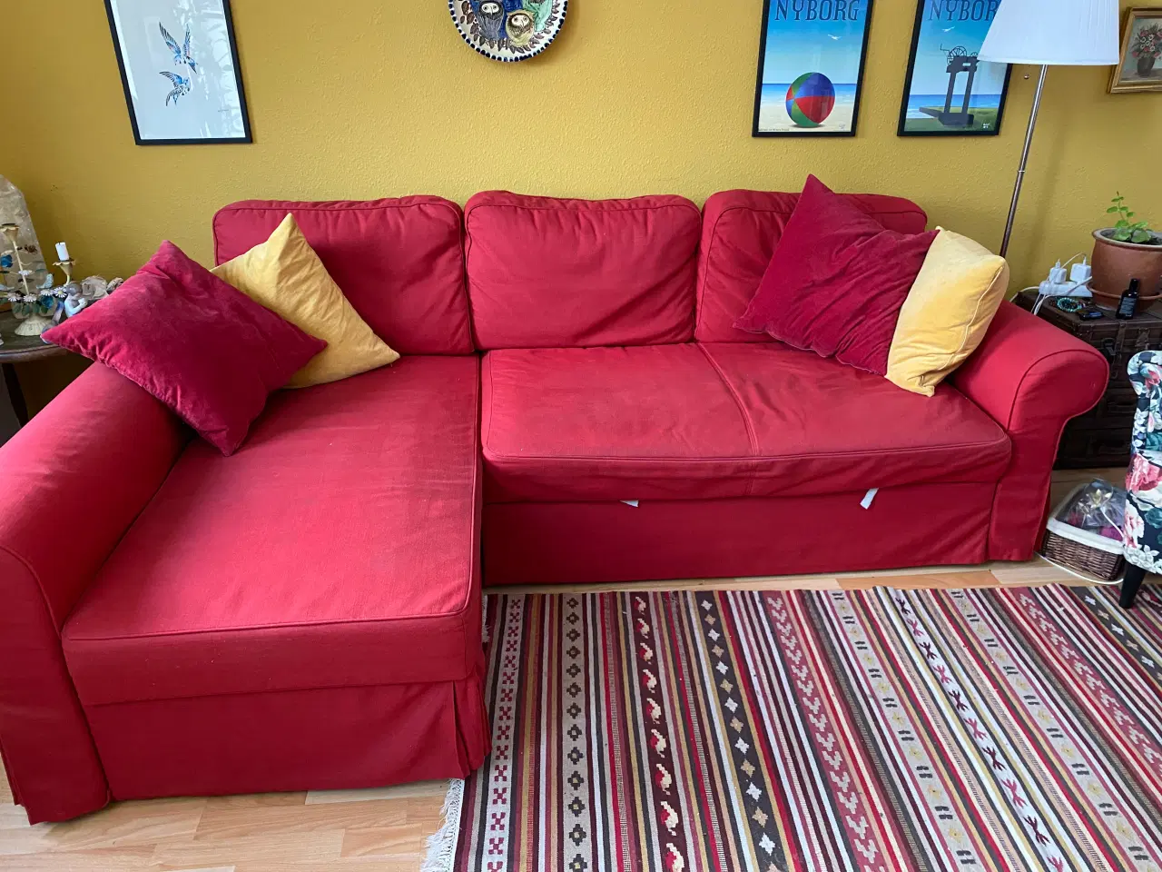 Billede 1 - Sofa m chaiselong 