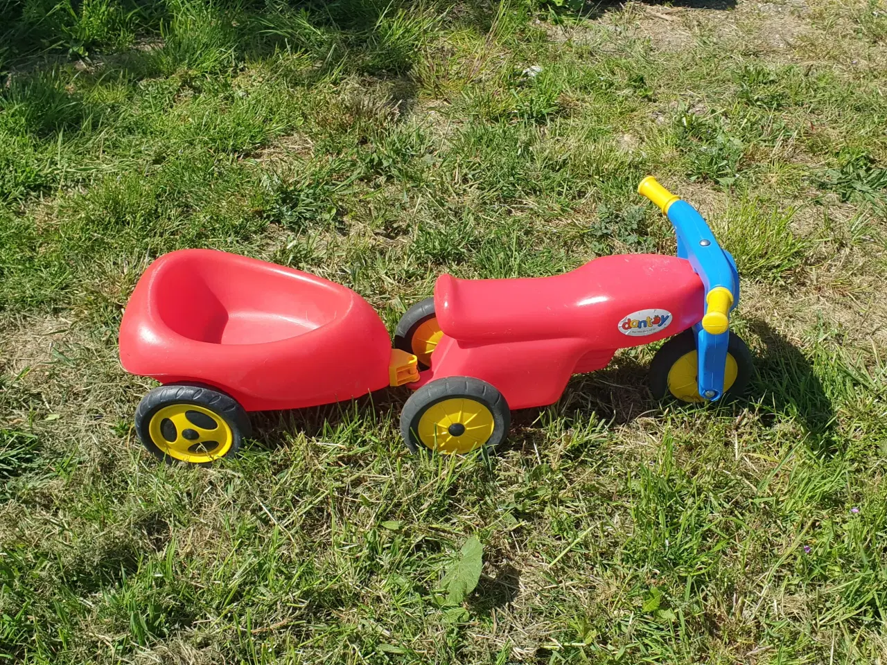 Billede 2 - Dantoy scooter med anhænger 
