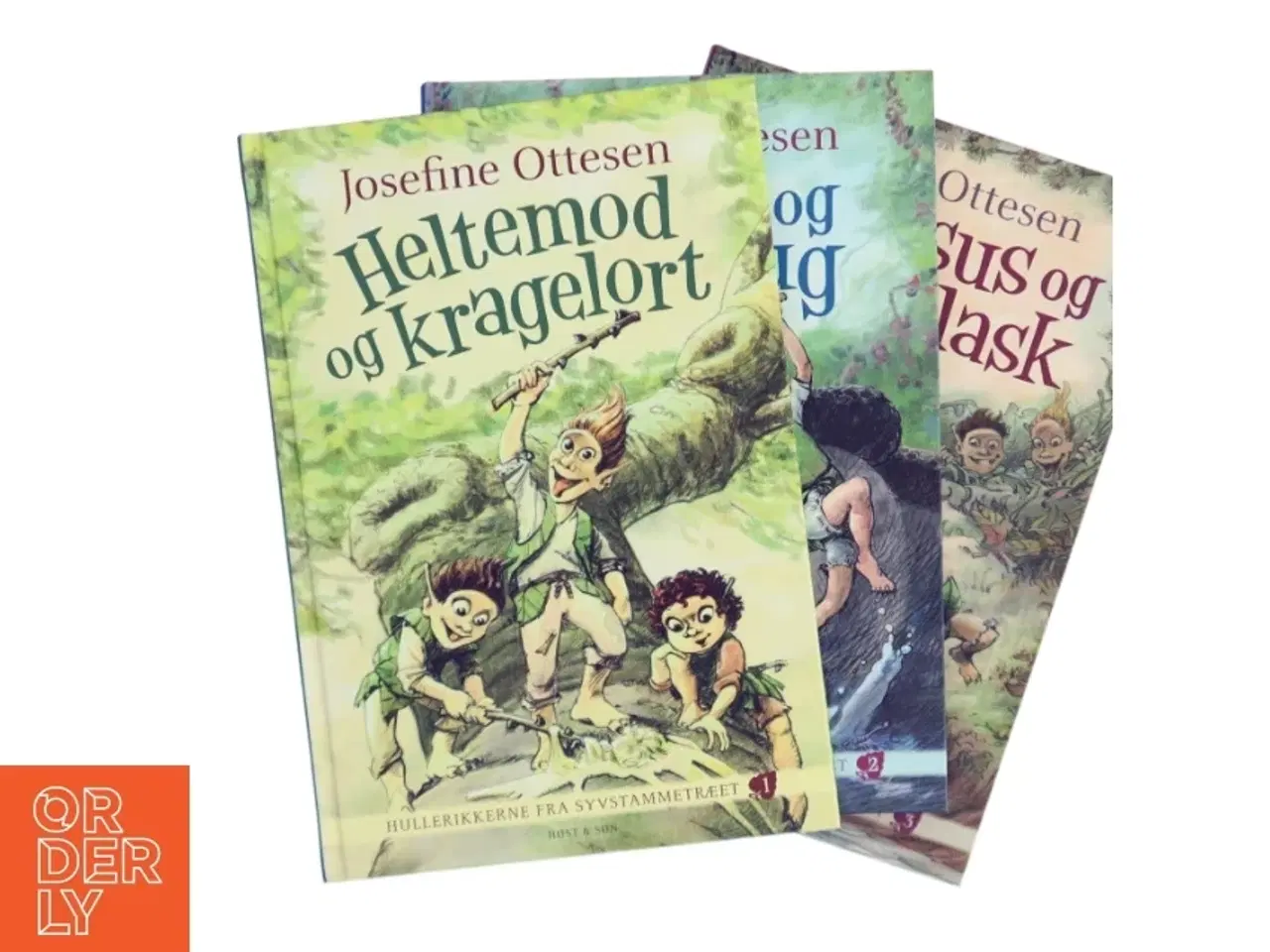 Billede 1 - Heltemod og kragelort af Josefine Ottesen (Bog)