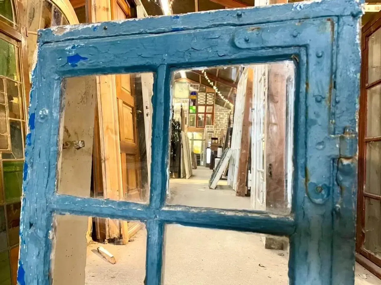 Billede 3 - Originalt 1-fags bondehusvindue fra medio 1800