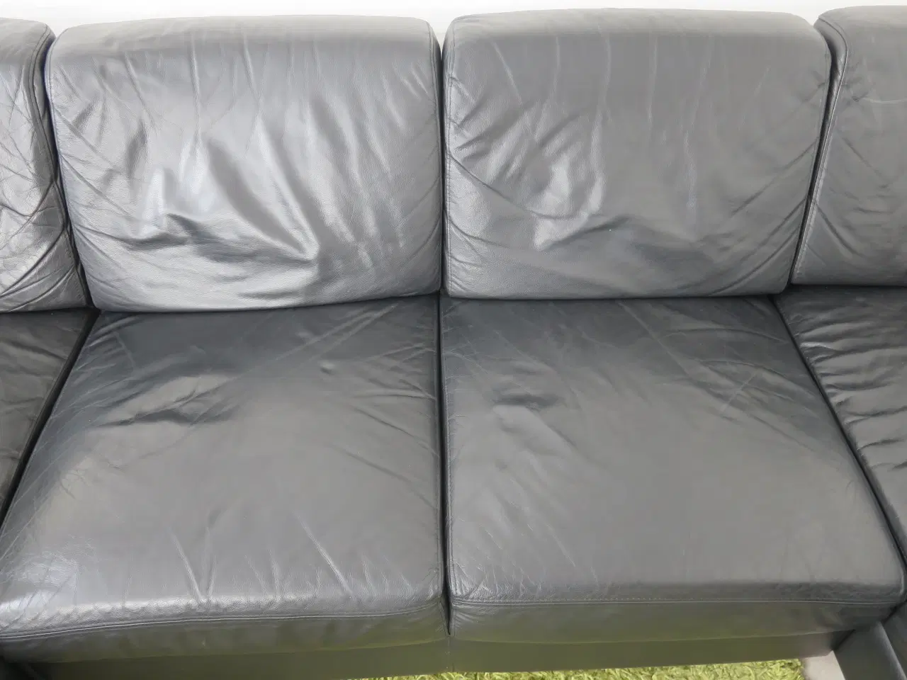 Billede 8 - Lædersofa med chaiselong