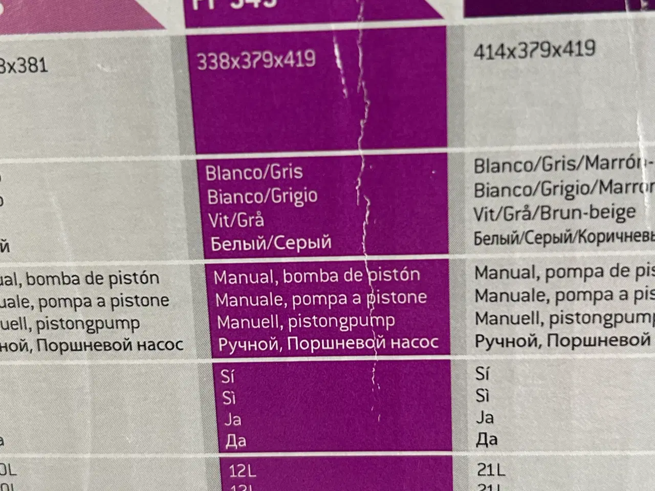 Billede 5 - Porta Porto 345 hvid/grå