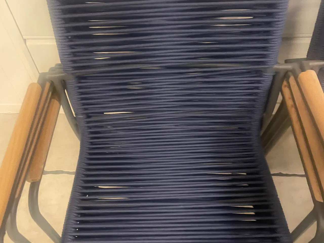 Billede 1 - Mood classic havestol teak armlæn blå