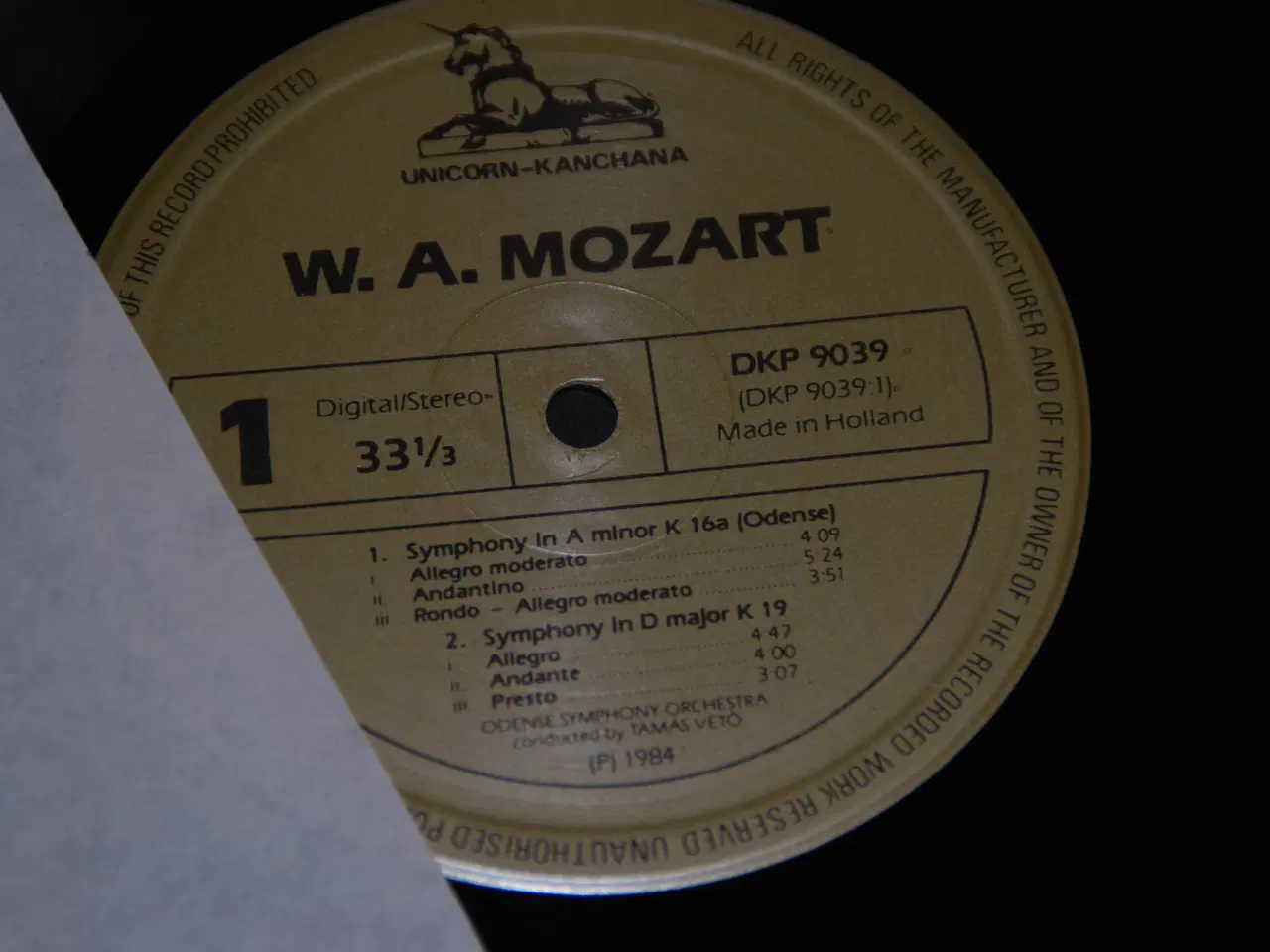 Billede 4 - Vinylplade - W. A. Mozart