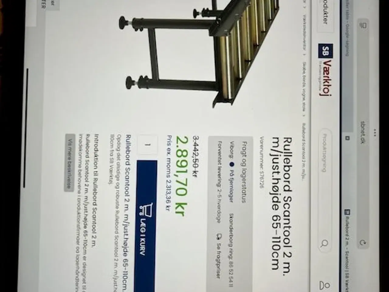 Billede 3 - Rullebord scantool