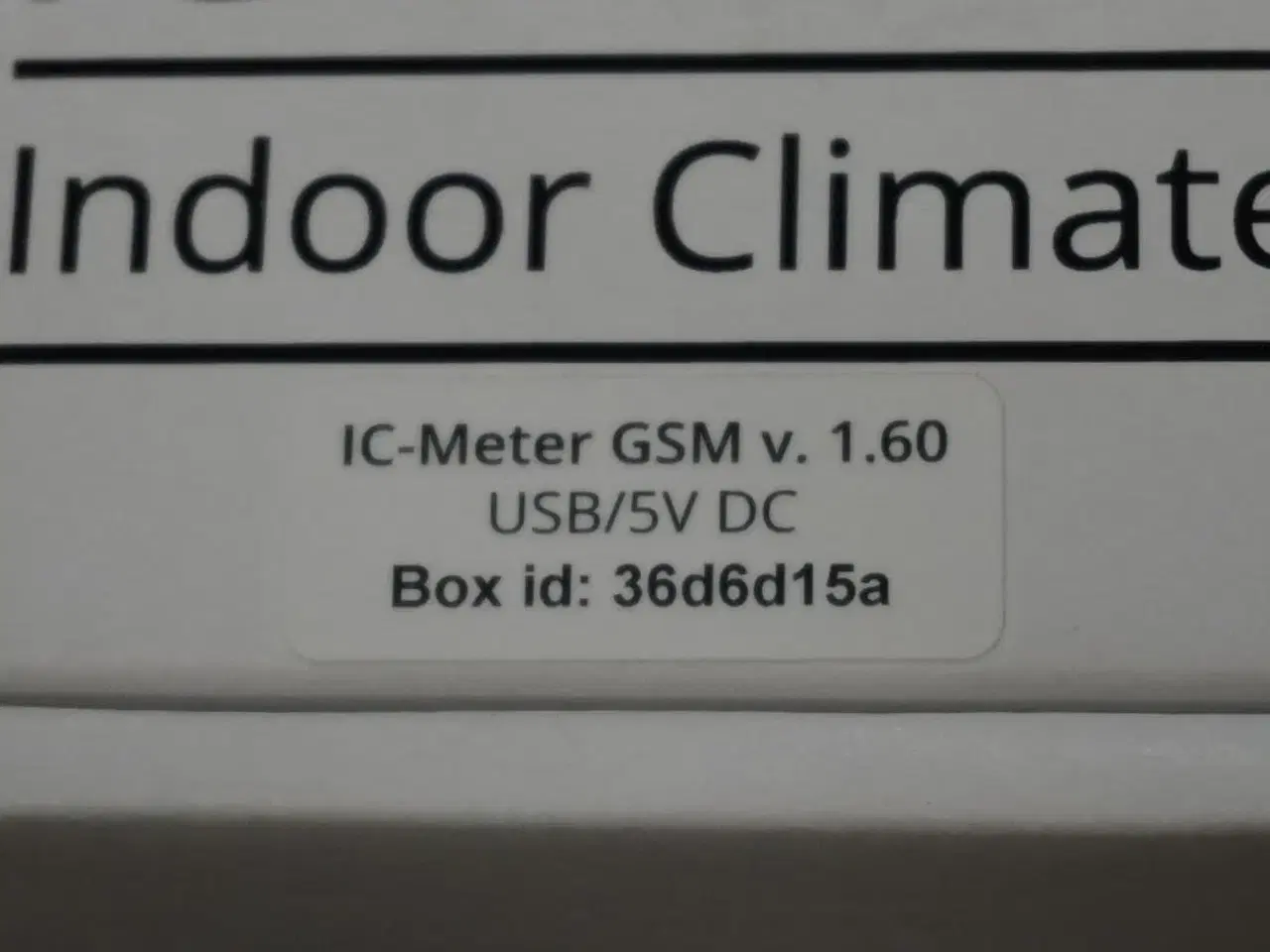 Billede 2 - 3 stk. Indendørs klima måler IC-METER GSM v. 1.60