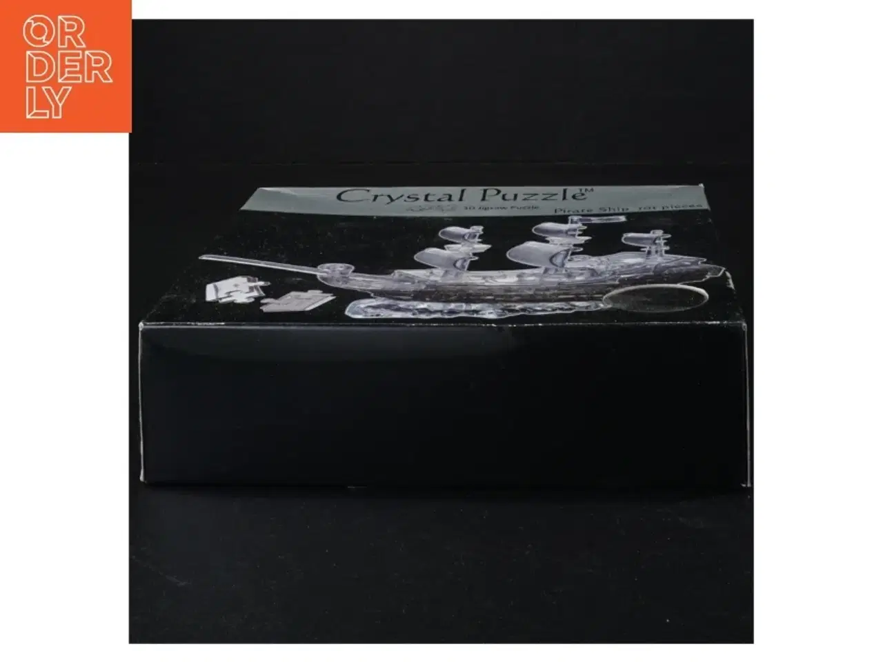 Billede 2 - 3D krystalpuslespil - piratskib fra Crystal Puzzle (str. 18 x 19 x 5 cm)
