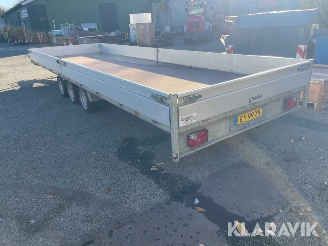 Billede 7 - Platform Trailer Henra 35B 3 akslet