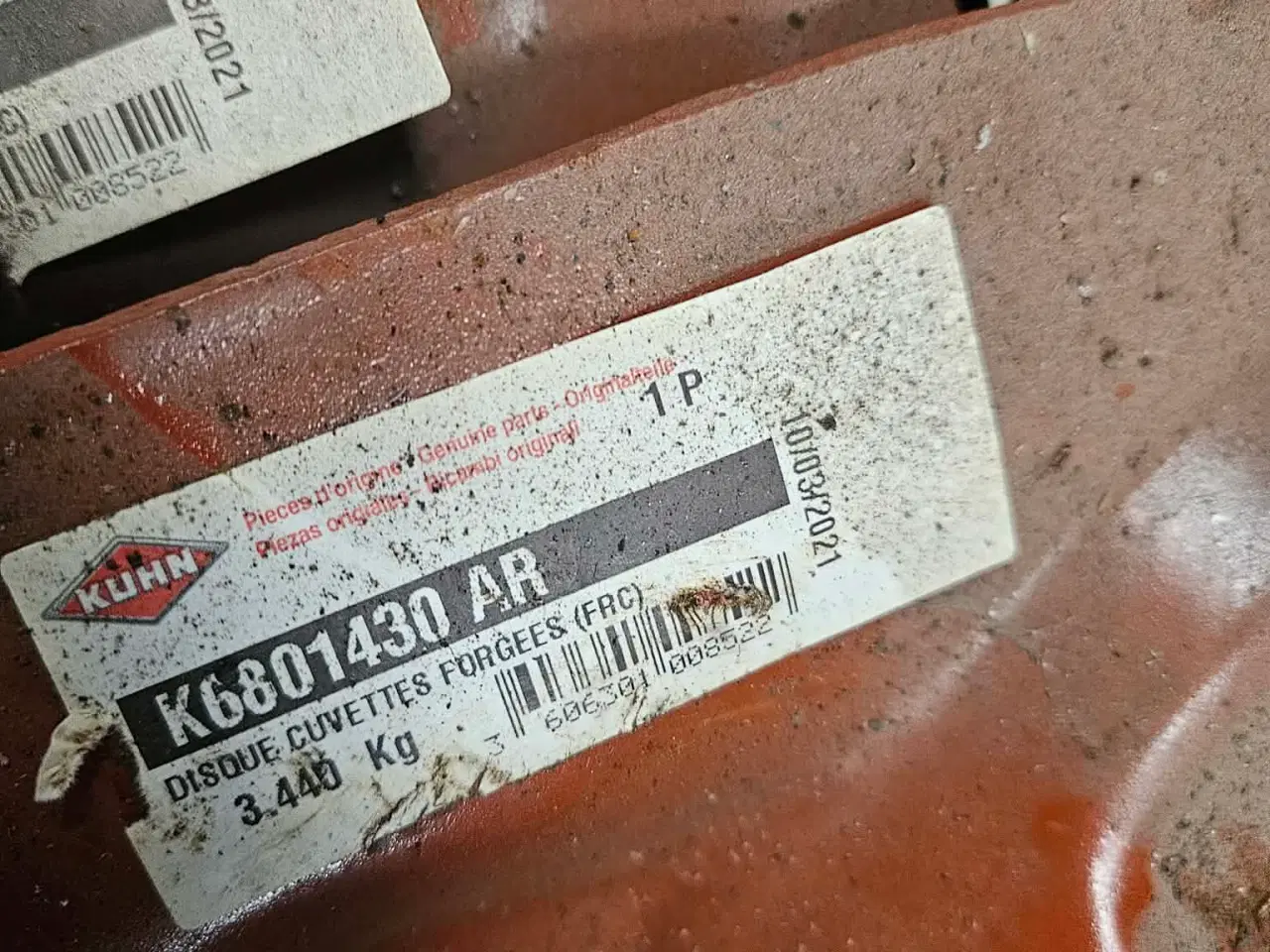 Billede 3 - Reservedele til Kuhn FC skårlægger