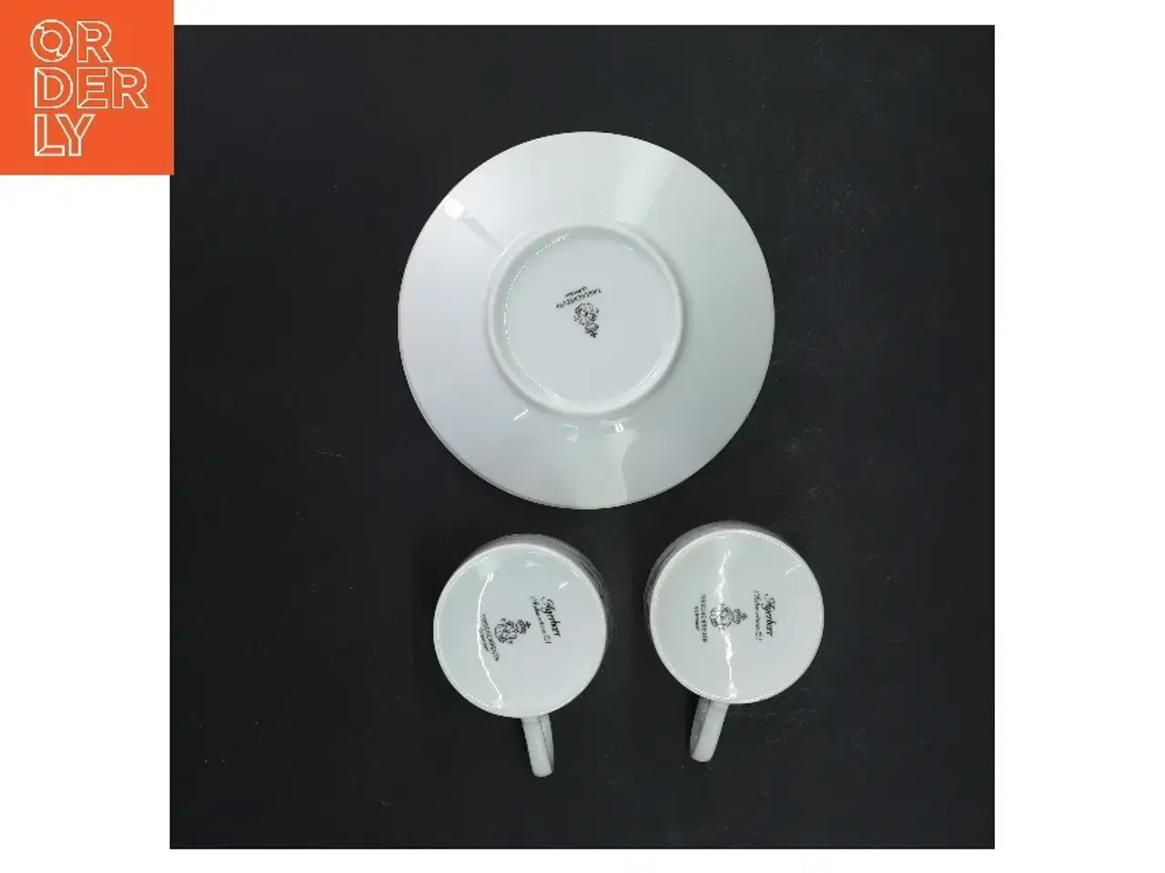 Billede 2 - Kaffekopper og tallerken sæt fra Royal Copenhagen (str. Ø 13xh7 cm)