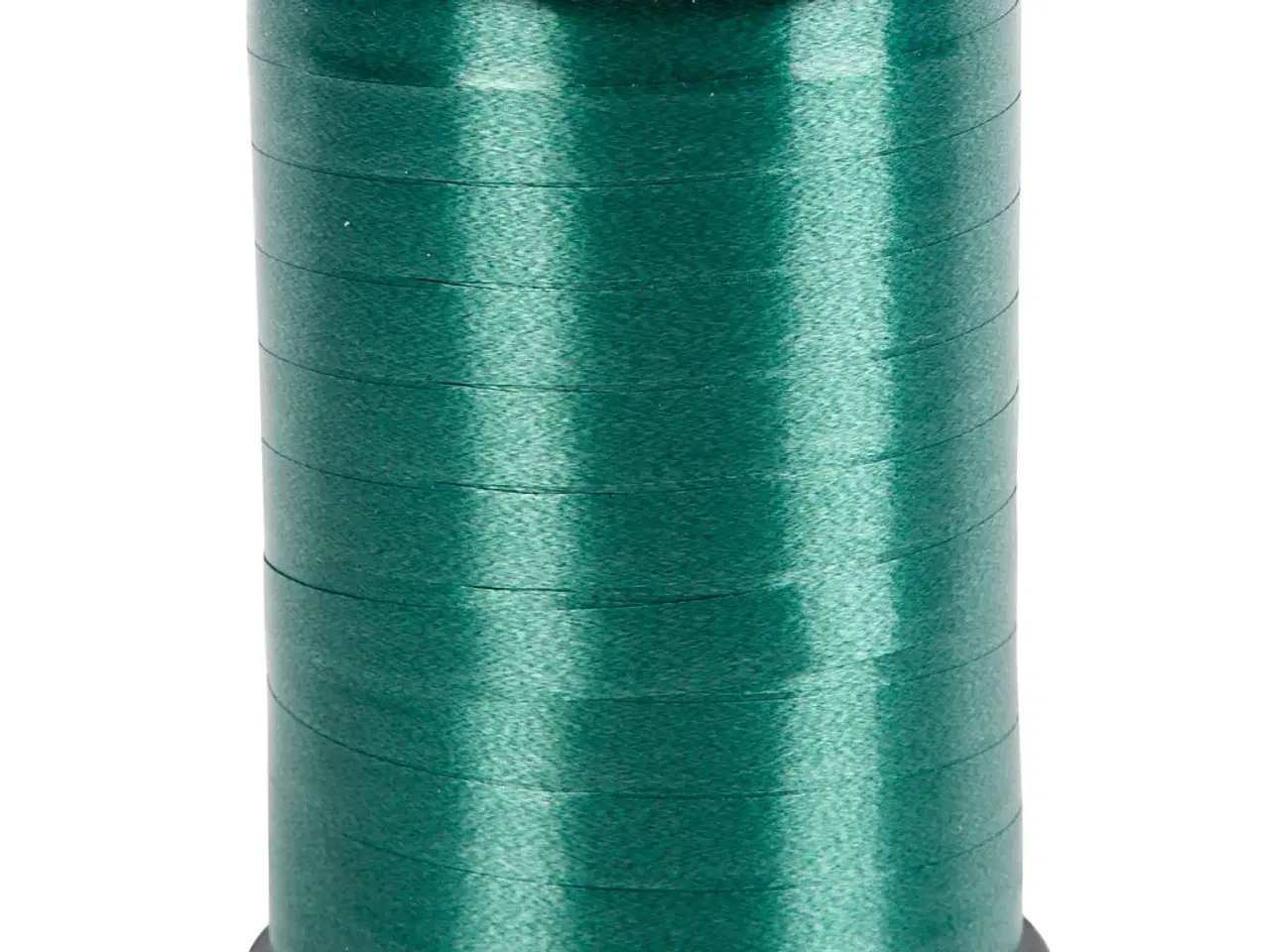 Billede 1 - Mørk Grøn Gavebånd 10 mm - 250 m Rulle