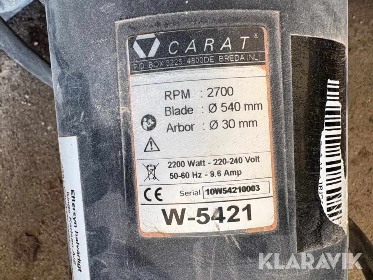 Billede 11 - Elektrisk Væg sav Carat W-5421