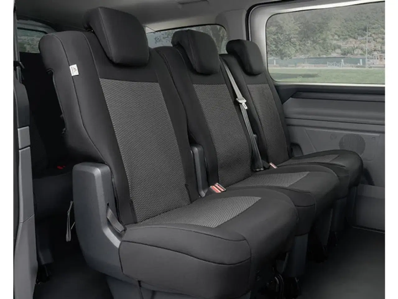 Billede 1 - Sædeovertræk bag 2. række 1+1+1 Tourneo Custom, 2024-