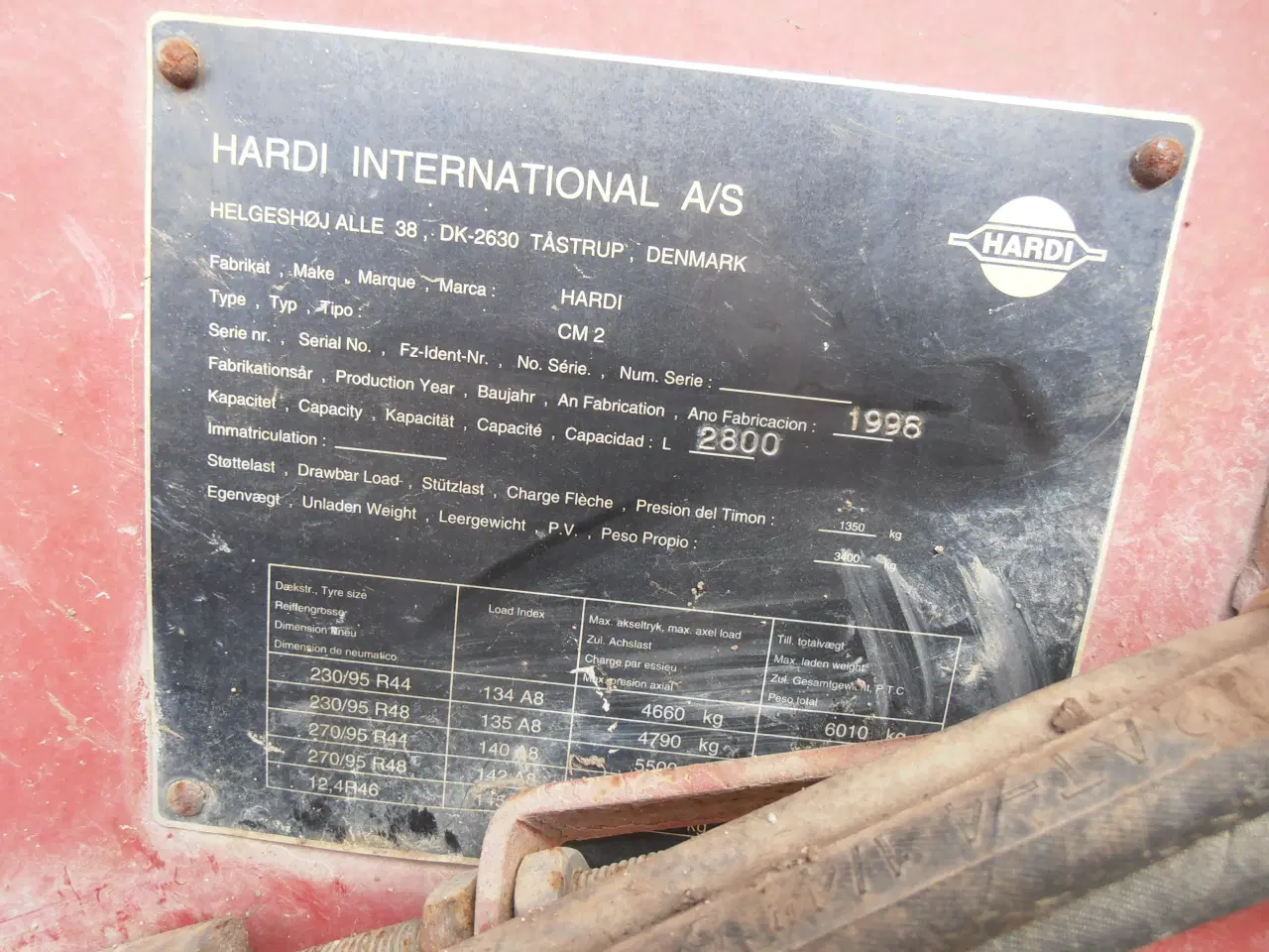 Billede 11 - Hardi Commander Trailersprøjte . 