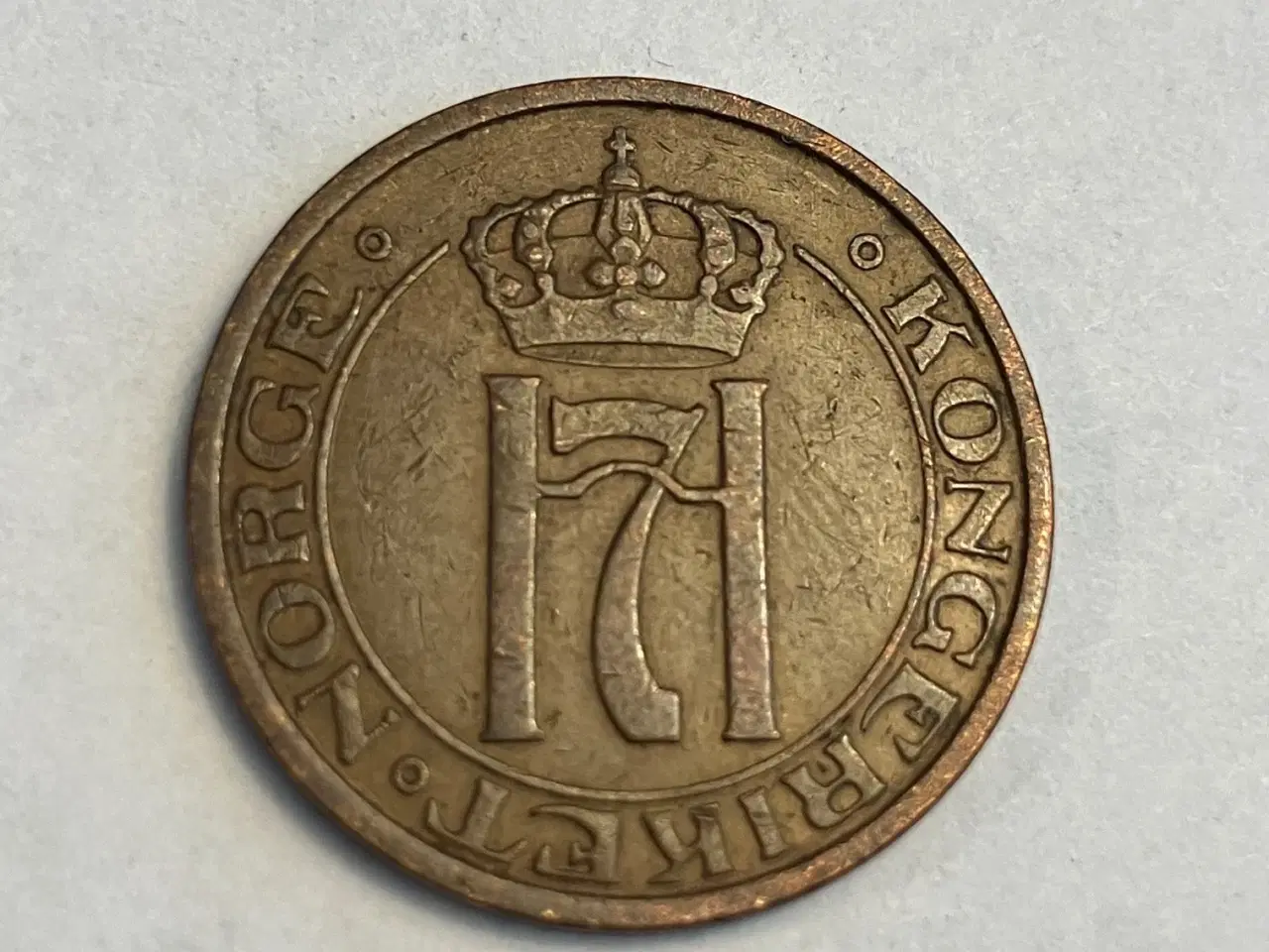 Billede 2 - 2 Øre 1933 Norge