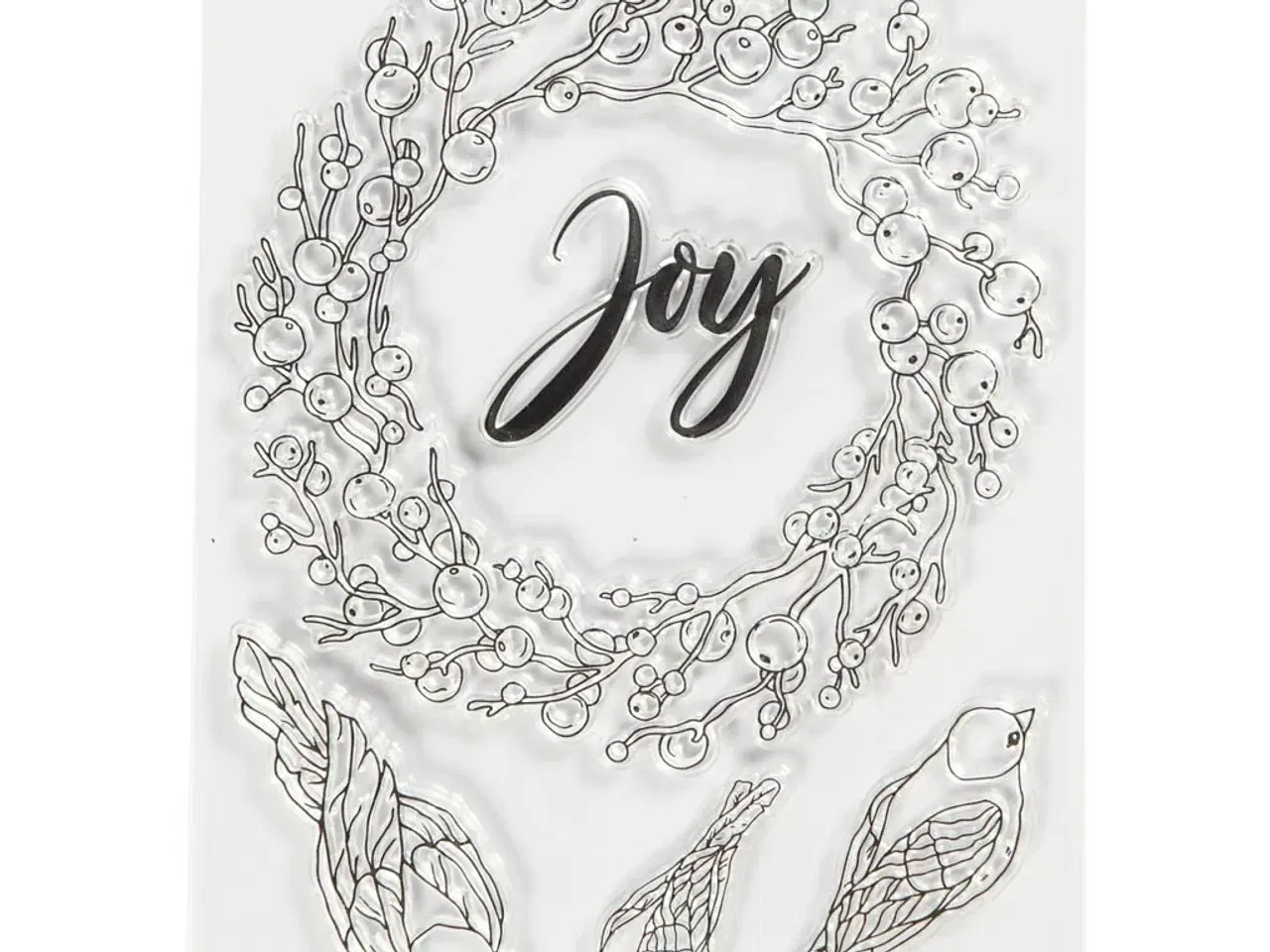 Billede 1 - Stempelmotiver Joy - 10,5x15 cm, 1 ark