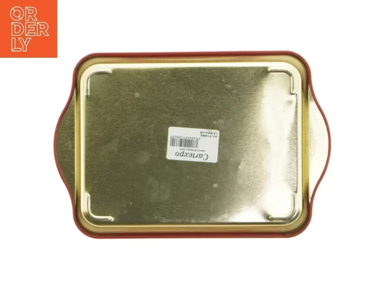 Billede 3 - Fad i emaljeret metal (str. 21 x 14 cm)