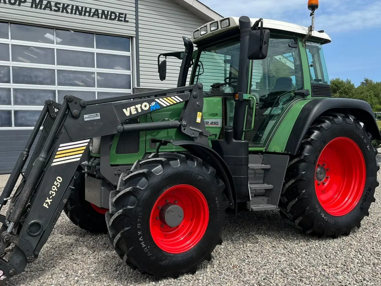 Billede 8 - Fendt 410 Vario med frontlæsser.