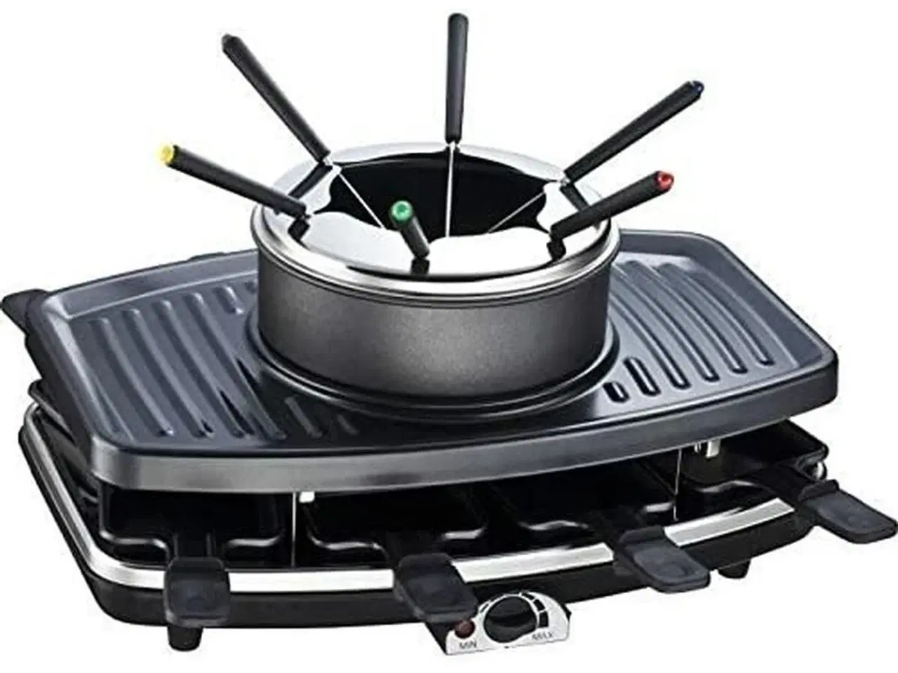 Billede 2 - Raclette grill med fondue Continental Edison FD12881 - 1.100 W