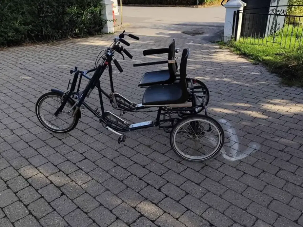 Billede 3 - SUPER FIN 2 PERSONERS HANDICAPCYKEL  MED STOLESÆDE