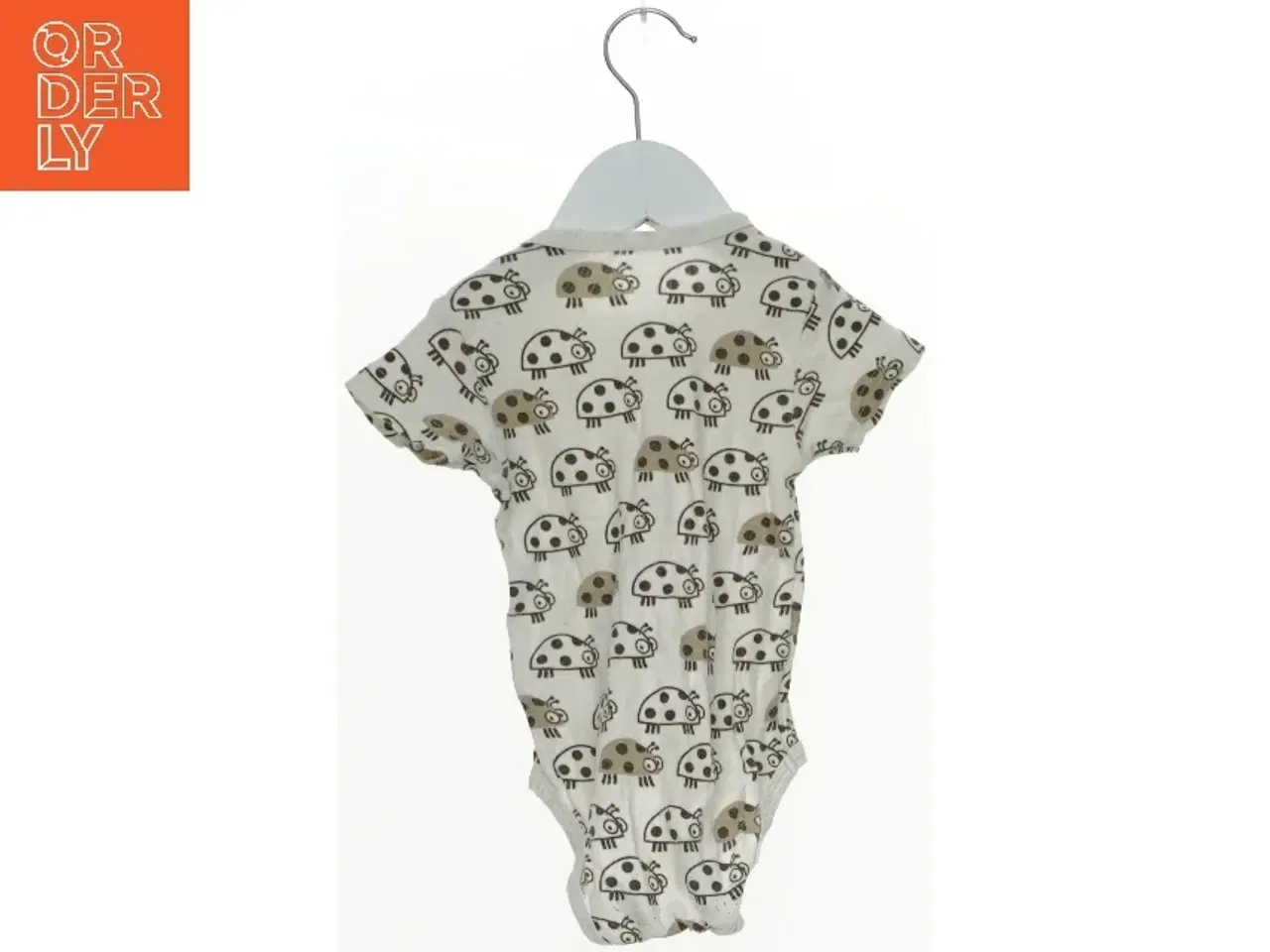 Billede 2 - Børne bodystocking med mariehøne mønster (str. 74)