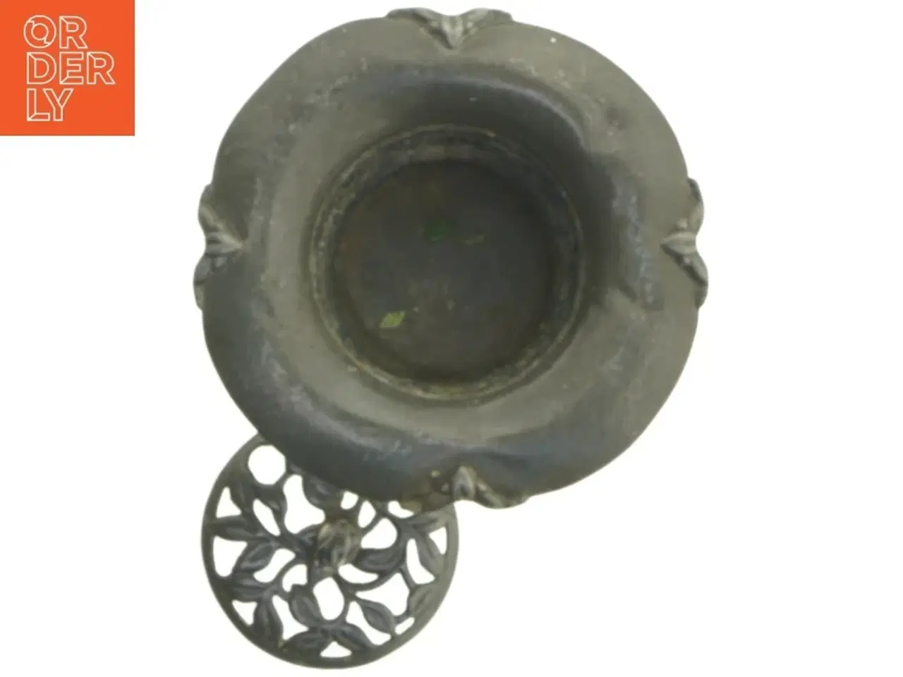 Billede 4 - Gammel metal lysestage (str. 23 cm)