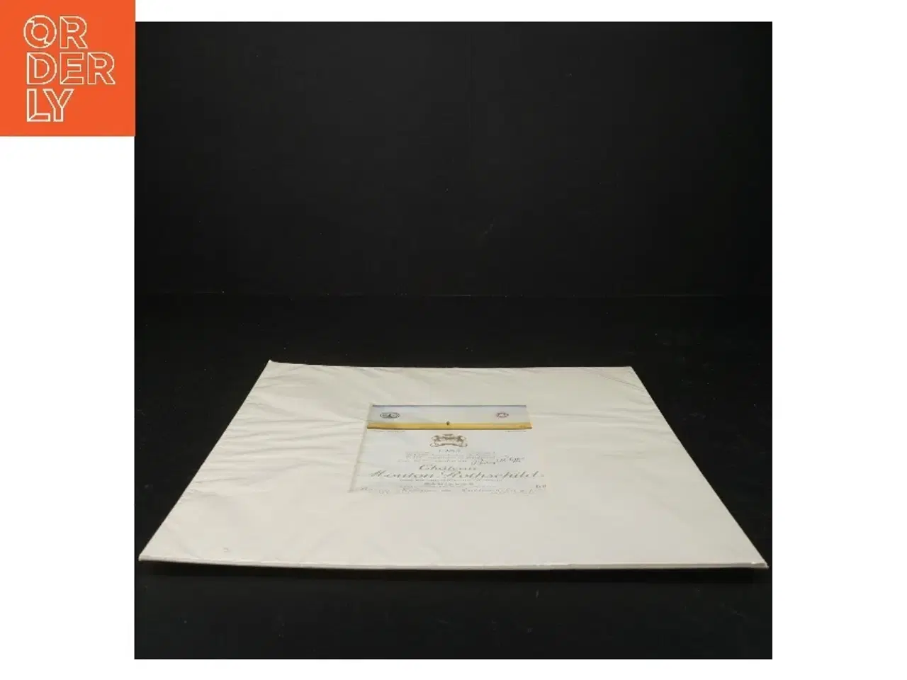 Billede 3 - Château Mouton Rothschild etiket (str svarende til normal etiket på flaske)