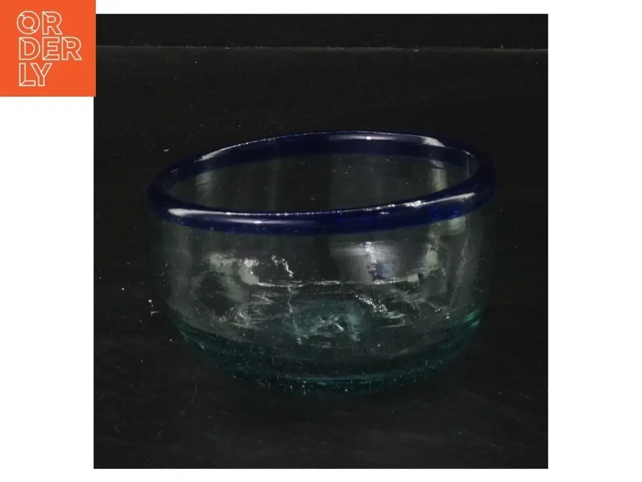 Billede 1 - Glas skål (str. Ø 9,5x4,5 cm)