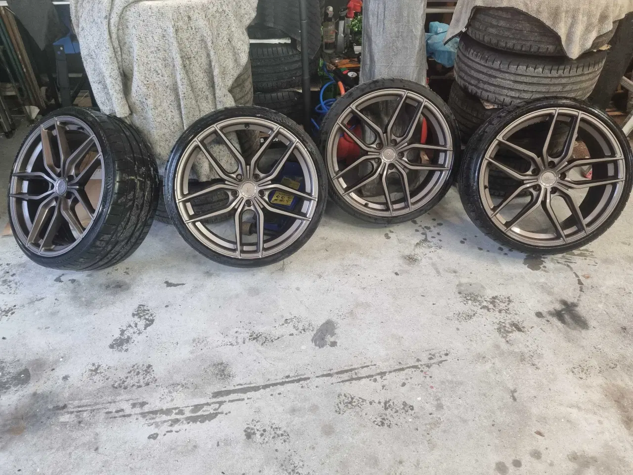 Billede 1 - 20" 5x112 BILLIGE Ocean Performance kobber Fælge.