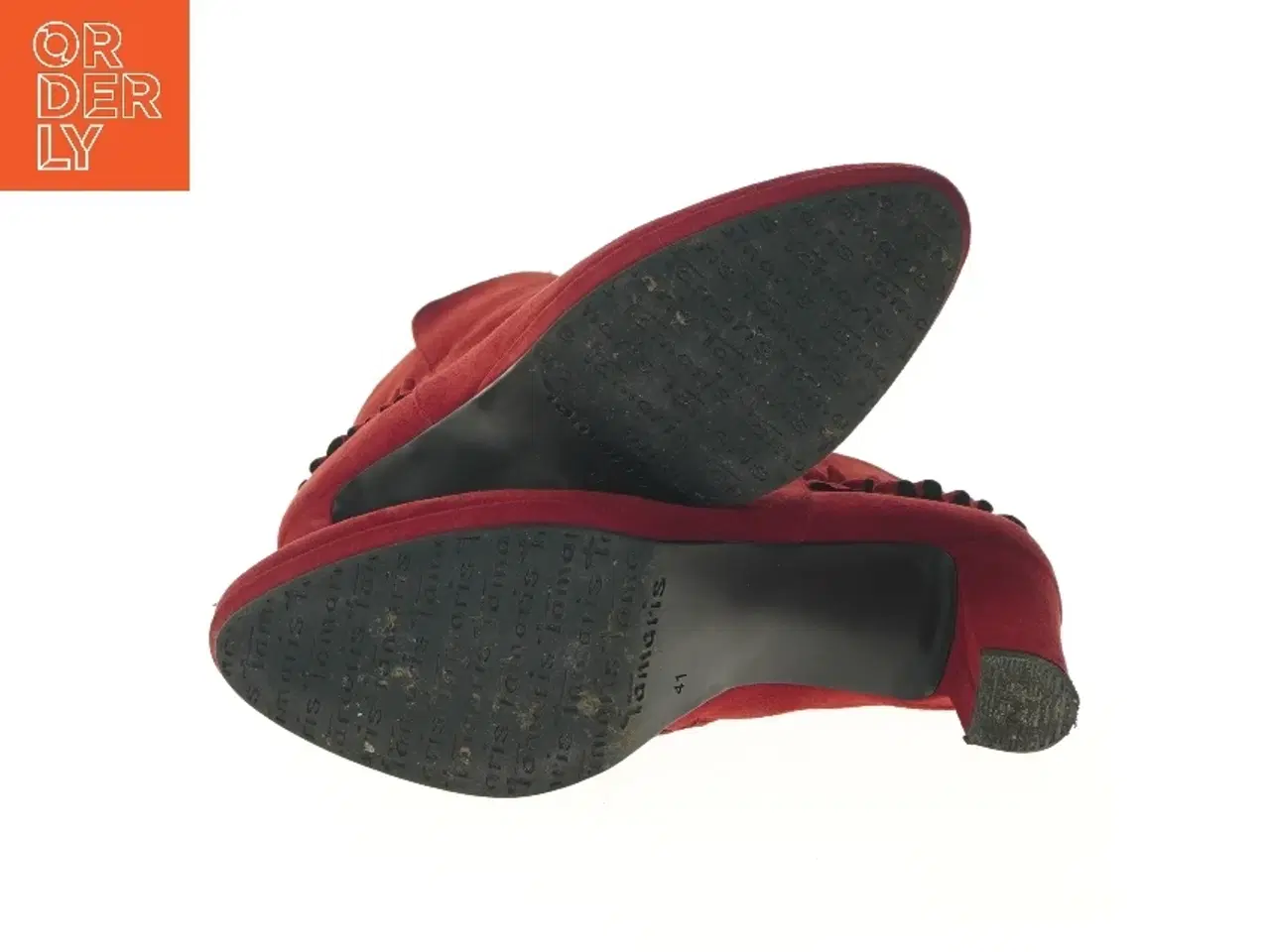 Billede 5 - Røde ankelstøvler fra Tamaris (str. 41 )