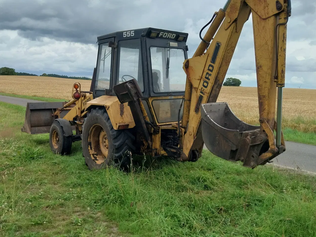 Billede 7 - Ford 555 rendegraver 