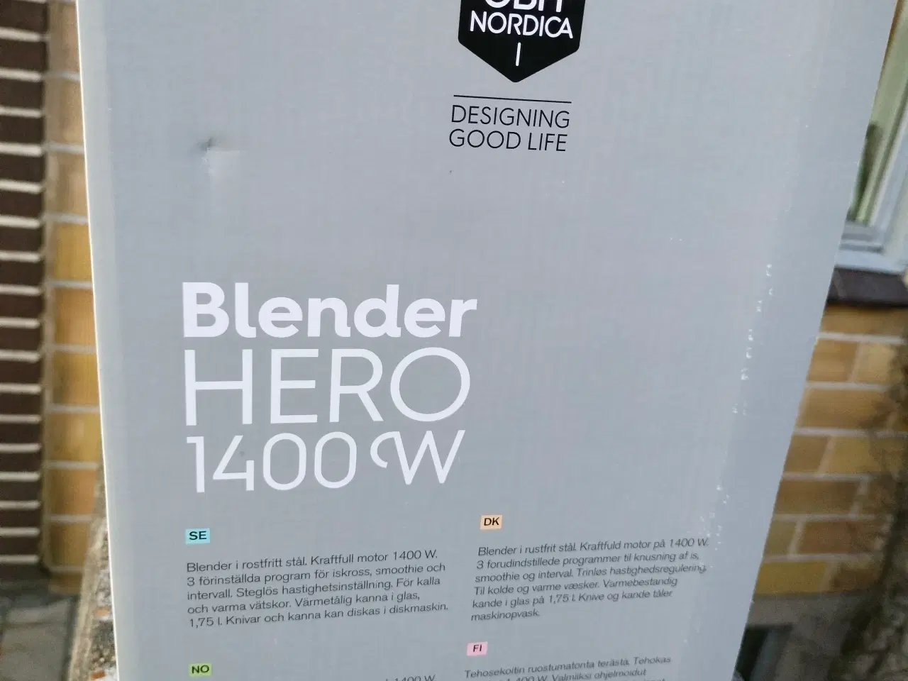 Billede 2 - OBH blender Hero 1.400 watt