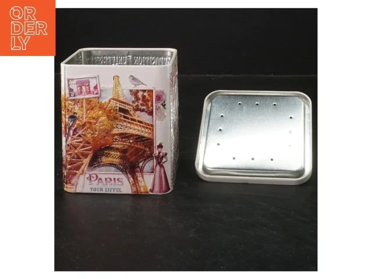 Billede 3 - Dekorativ opbevaringsdåse (str. 12x8,5x8,5 cm)