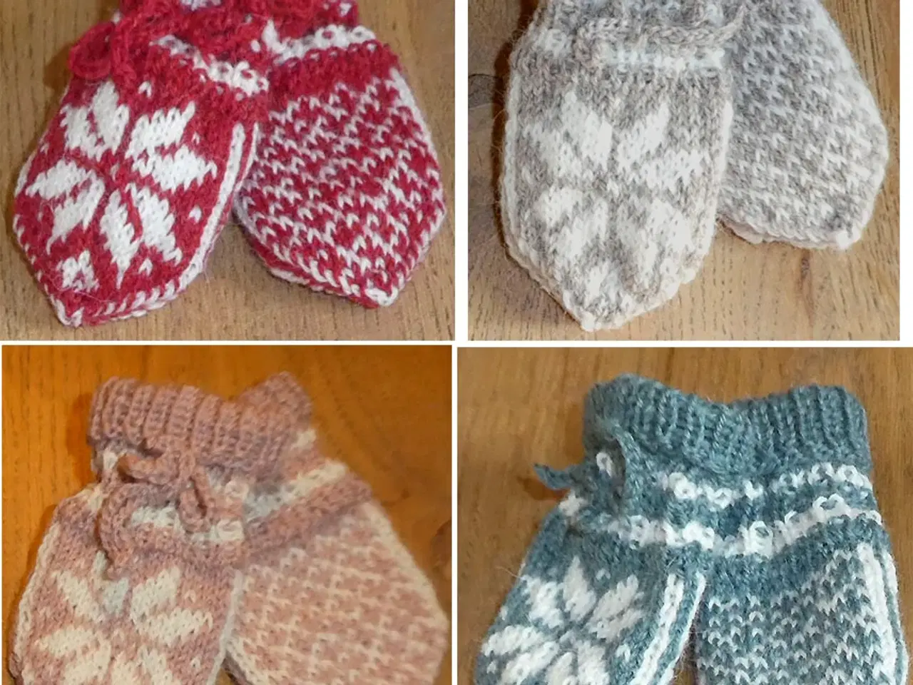 Billede 1 - Håndstrikkede babyluffer
