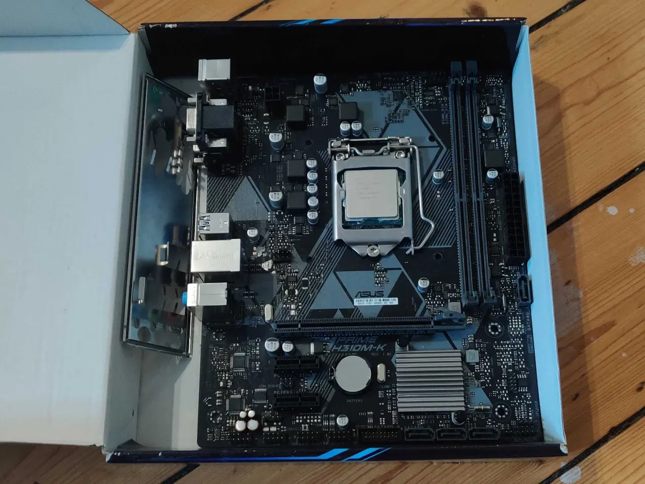 Billede 1 - Intel i7-9700K + Asus Prime H310M-K (bundkort + CP