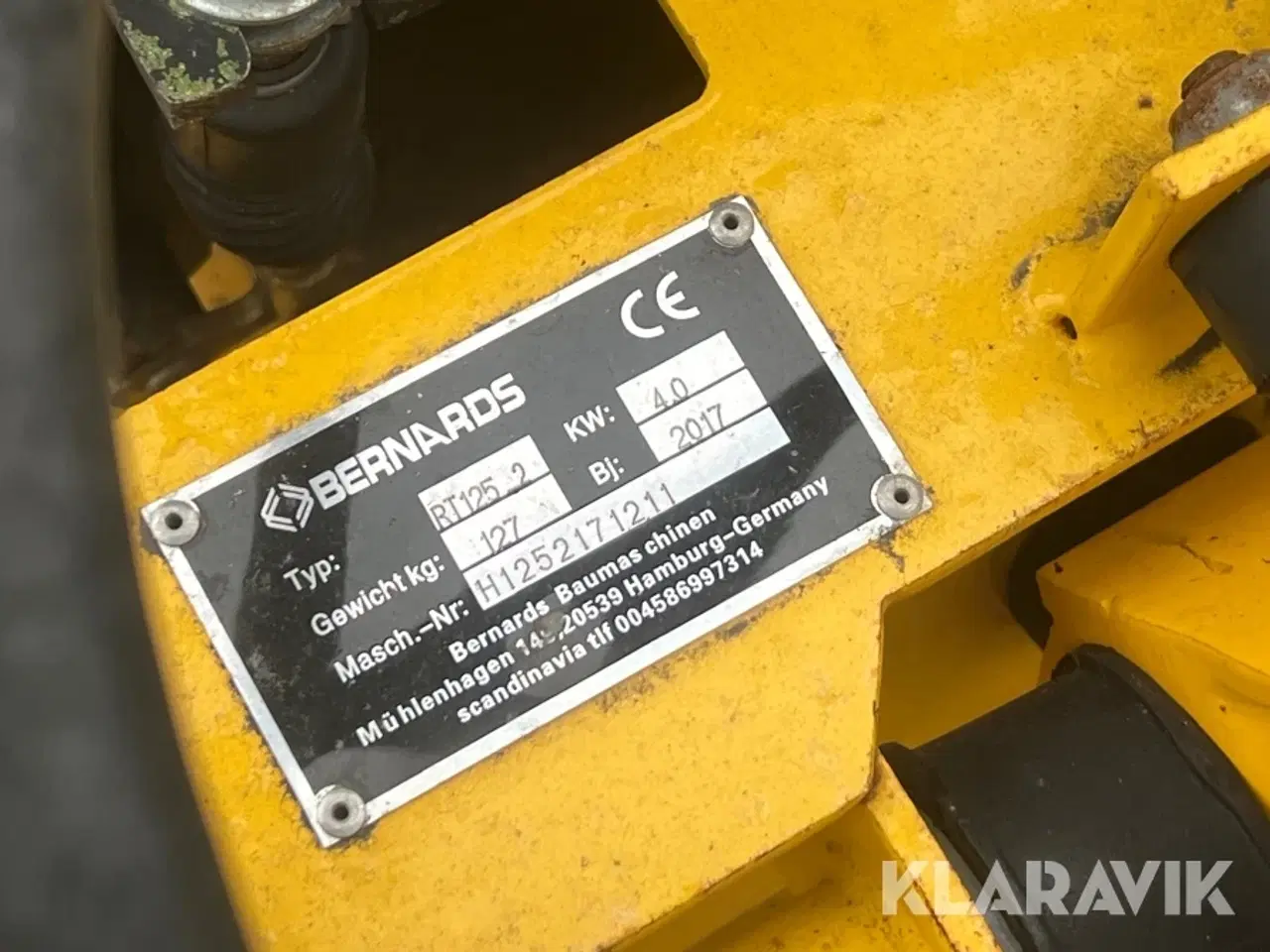 Billede 11 - Pladevibrator Bernards Rt 125